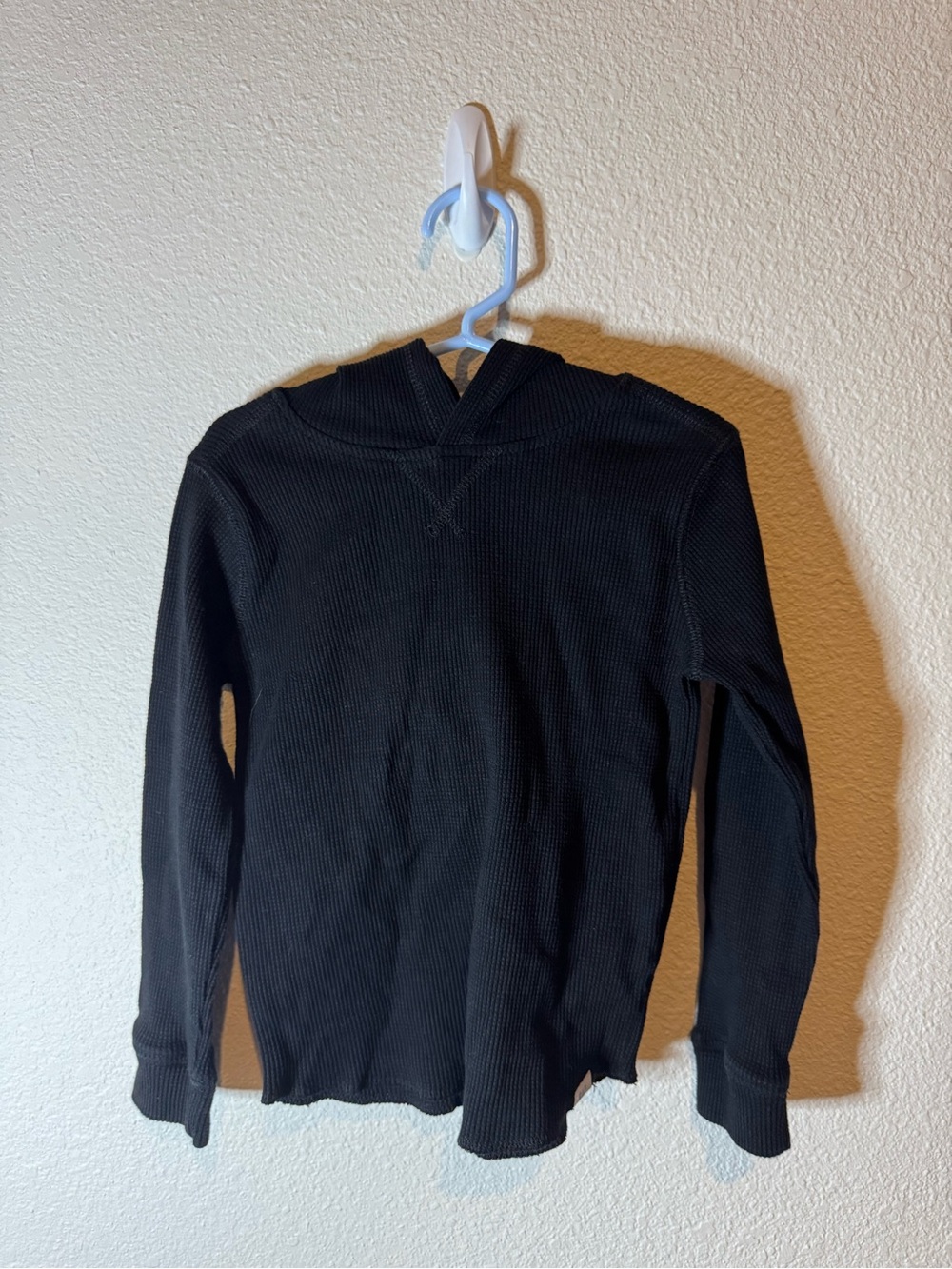 Kids Navy Blue Thermal Hoodie Sweater